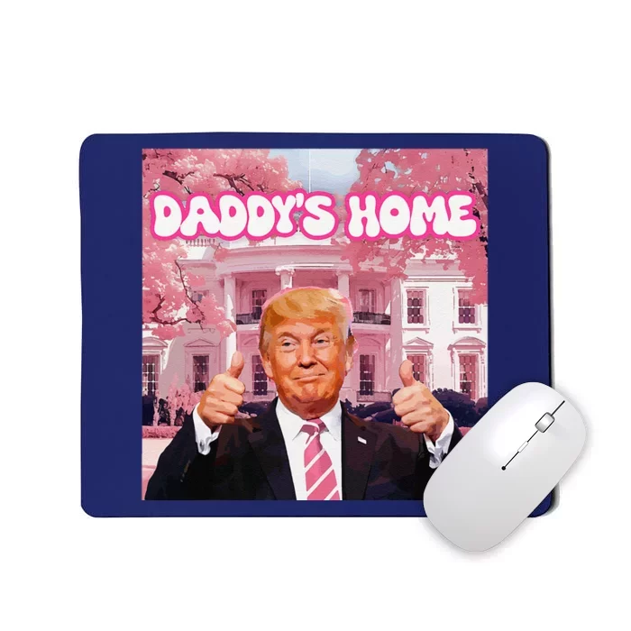 DaddyS Home Real Donald Pink Preppy Edgy Good Man Trump Mousepad