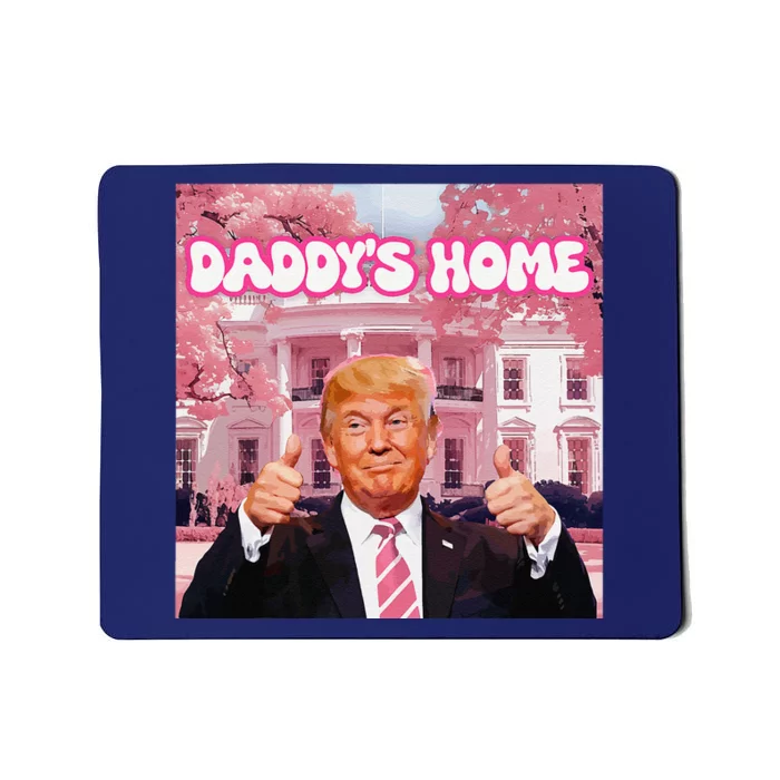 DaddyS Home Real Donald Pink Preppy Edgy Good Man Trump Mousepad