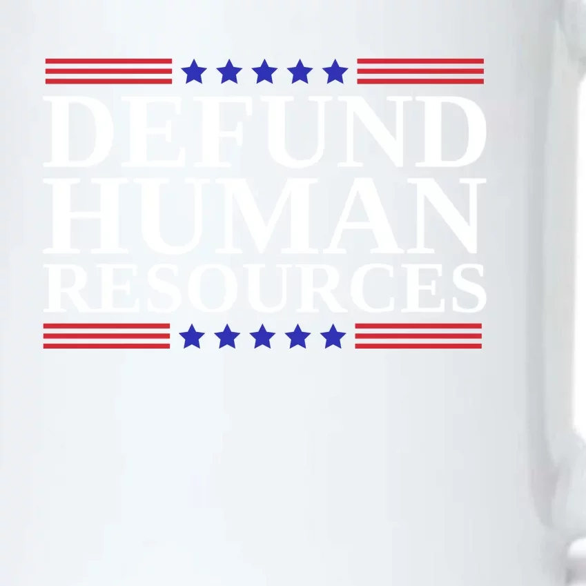 Defund Human Resources Funny Black Color Changing Mug