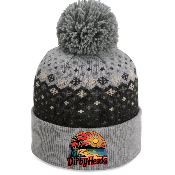 Dirty Heads Retro Beach The Baniff Cuffed Pom Beanie