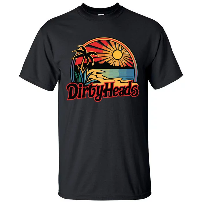 Dirty Heads Retro Beach Tall T-Shirt