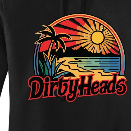 Dirty Heads Retro Beach Women's Pullover Hoodie