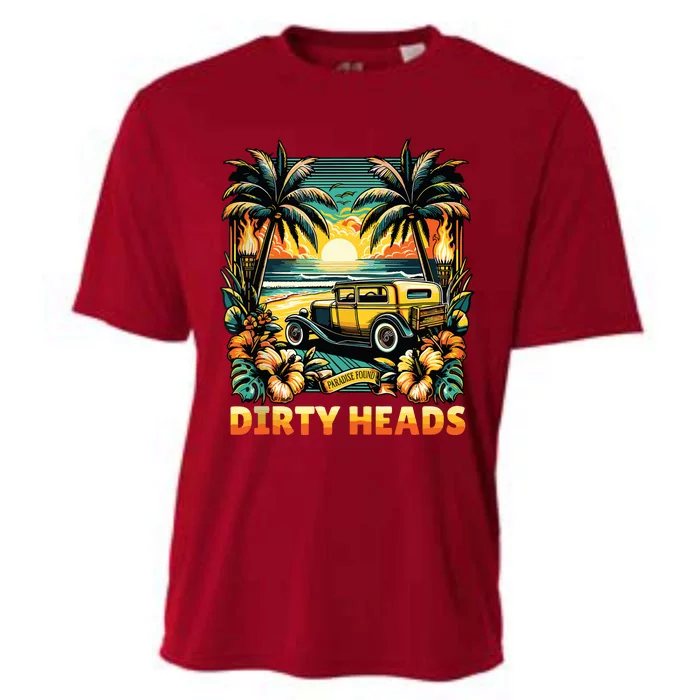 Dirty Heads Retro Beach Cooling Performance Crew T-Shirt