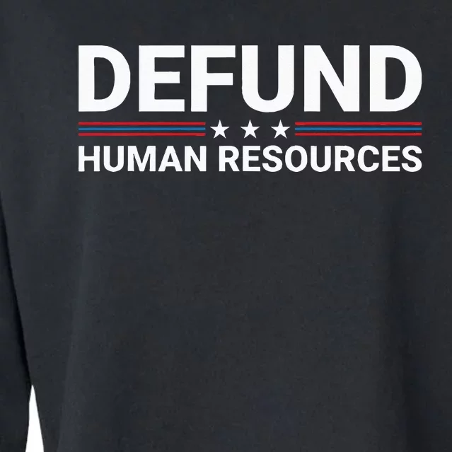 Defund Human Resources Cropped Pullover Crew