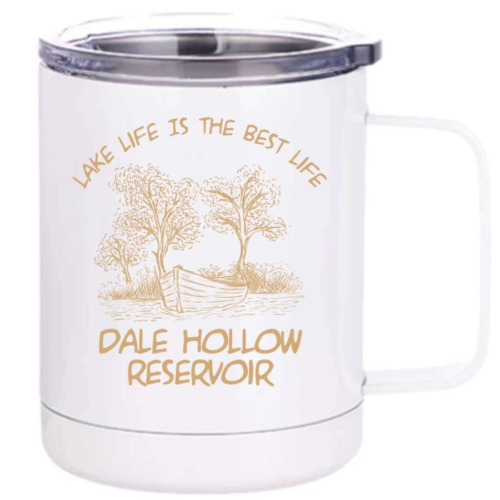 Dale Hollow Reservoir Lake Life Gift Front & Back 12oz Stainless Steel Tumbler Cup