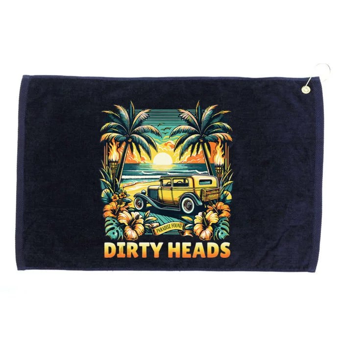 Dirty Heads Retro Beach Grommeted Golf Towel