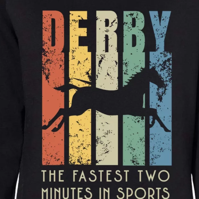 Derby Horse Racing In Kentucky Gift Horse Race Party Great Gift Womens California Wash Sweatshirt