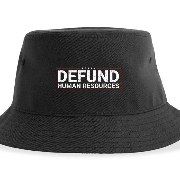 Defund Human Resources Sustainable Bucket Hat