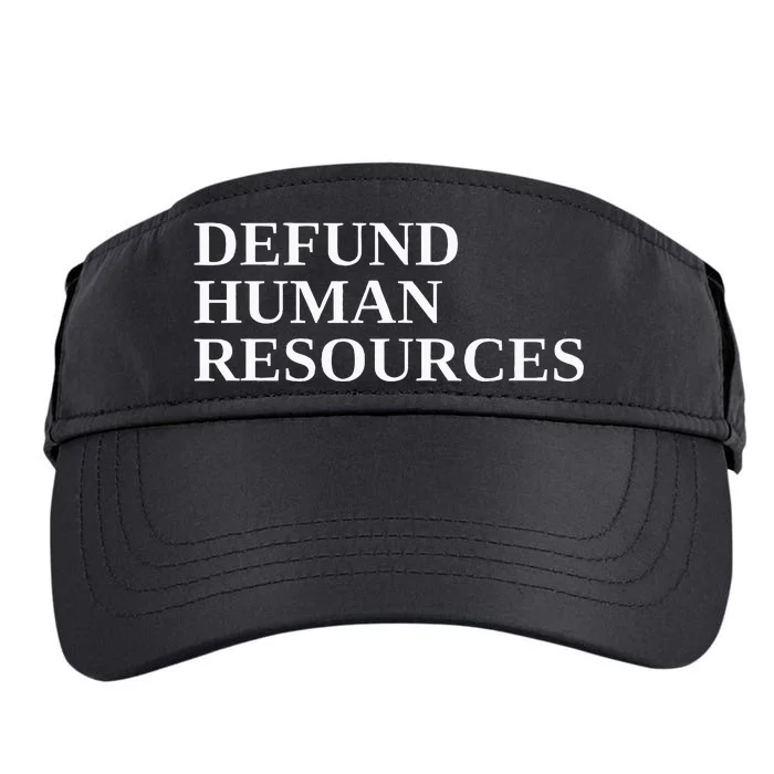 Defund Human Resources Adult Drive Performance Visor