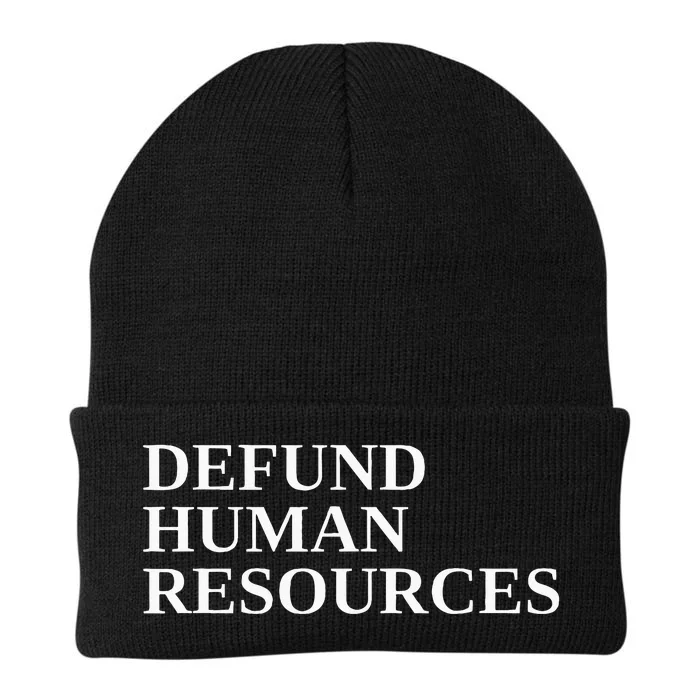 Defund Human Resources Knit Cap Winter Beanie