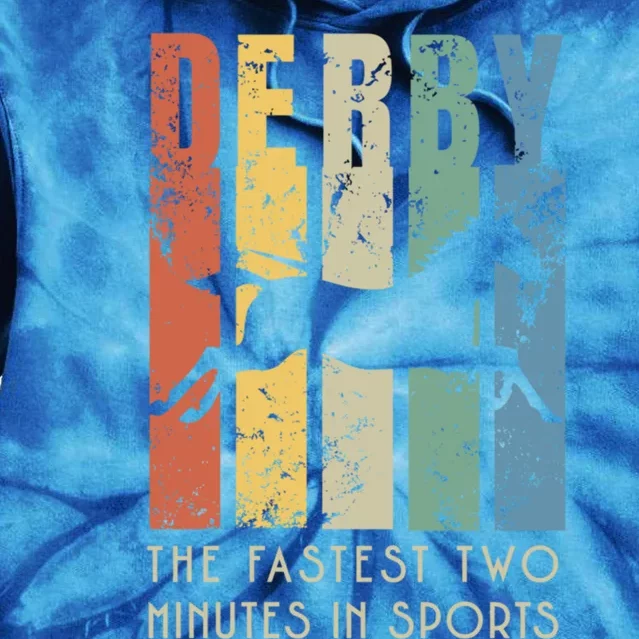 Derby Horse Racing In Kentucky Funny Gift Horse Race Party Gift Tie Dye Hoodie