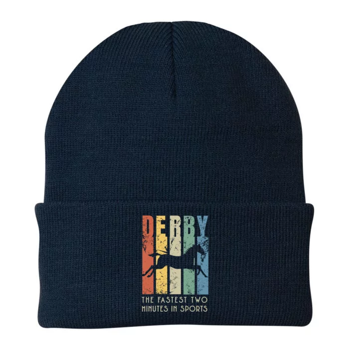 Derby Horse Racing In Kentucky Funny Gift Horse Race Party Gift Knit Cap Winter Beanie