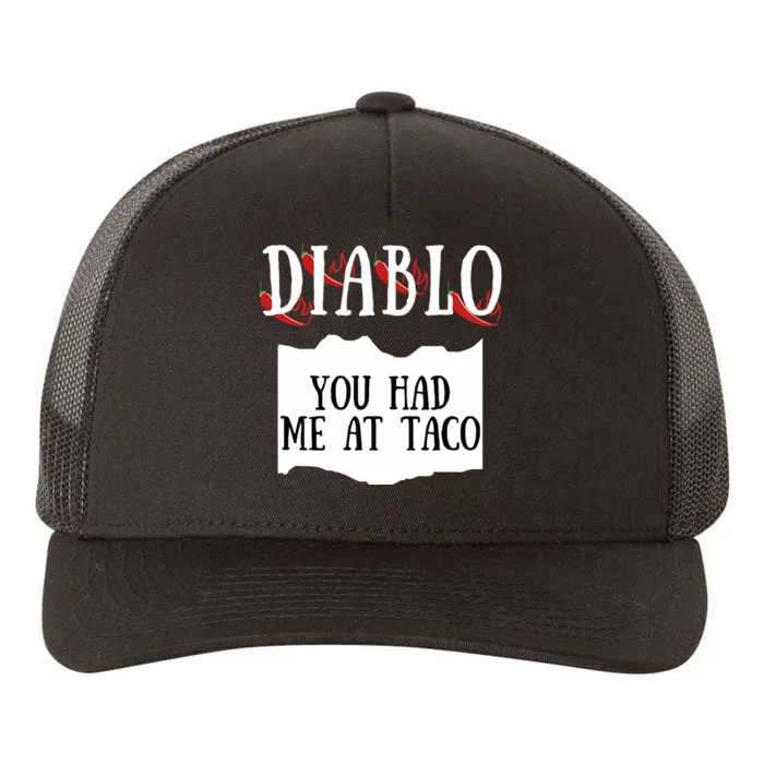 Diablo Hot Sauce Packet Group Costume Yupoong Adult 5-Panel Trucker Hat