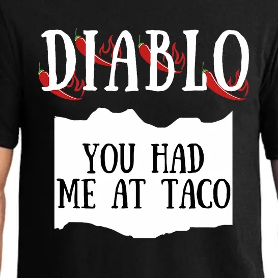 Diablo Hot Sauce Packet Group Costume Pajama Set