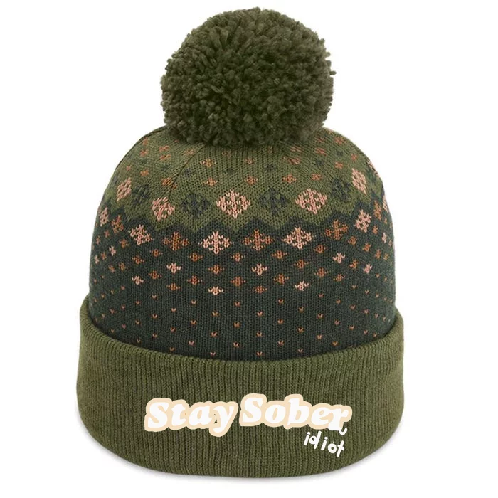 D’Aydrian Harding Stay Sober You Idiot The Baniff Cuffed Pom Beanie