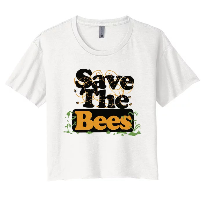 Daniel Howell – Save The Bees Women's Crop Top Tee