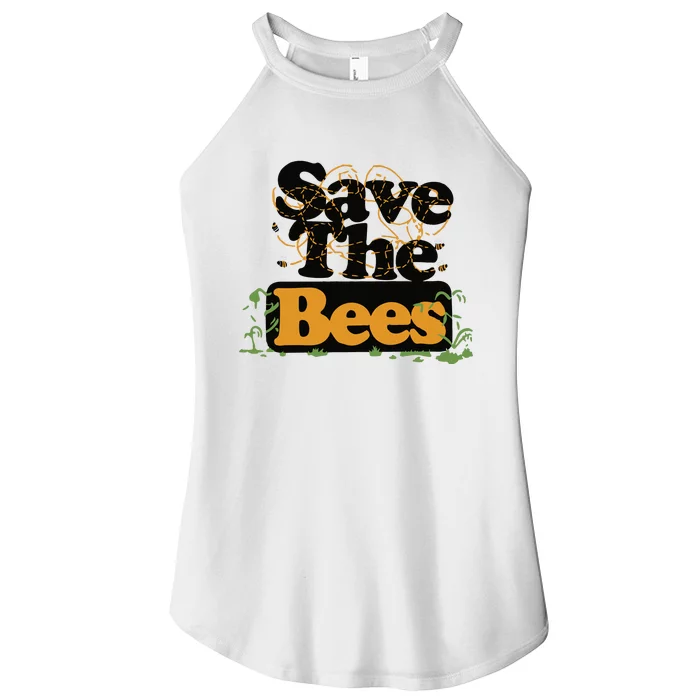 Daniel Howell – Save The Bees Women’s Perfect Tri Rocker Tank