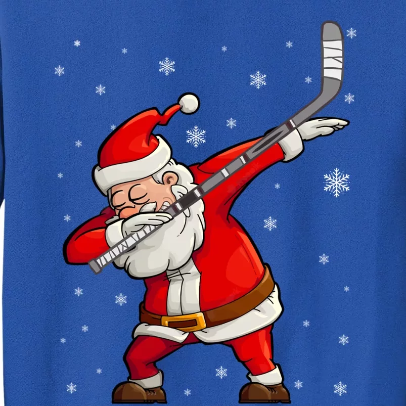 Dabbing Hockey Santa Claus Gift Tall Sweatshirt