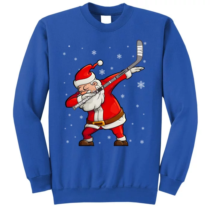 Dabbing Hockey Santa Claus Gift Tall Sweatshirt