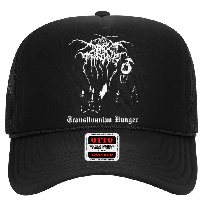 Darkthrone Hunger Sweat High Crown Mesh Trucker Hat