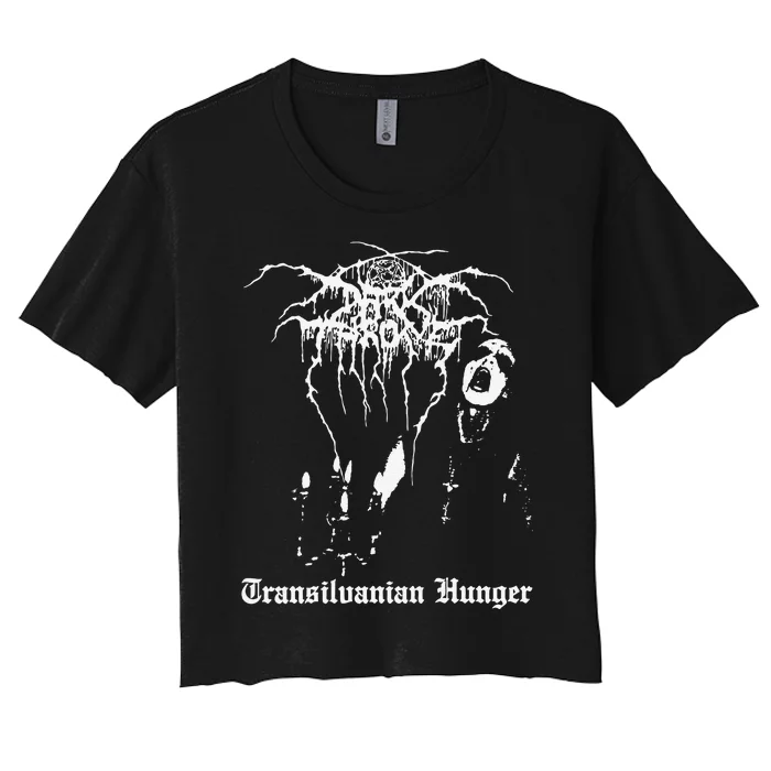 Darkthrone Hunger Sweat Women's Crop Top Tee