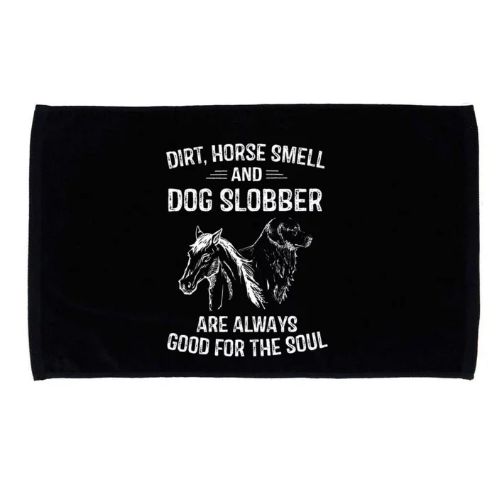 Dirt Horse Smell And Dog Slobber Gifts For Women Unique Microfiber Hand Towel