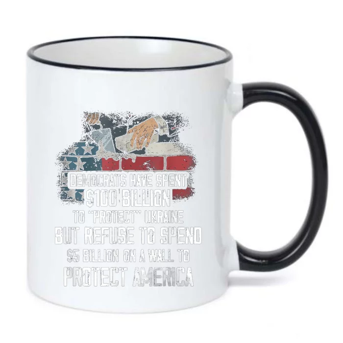 Democrats Have Spent $100 Billion To Protect Ukraine Black Color Changing Mug