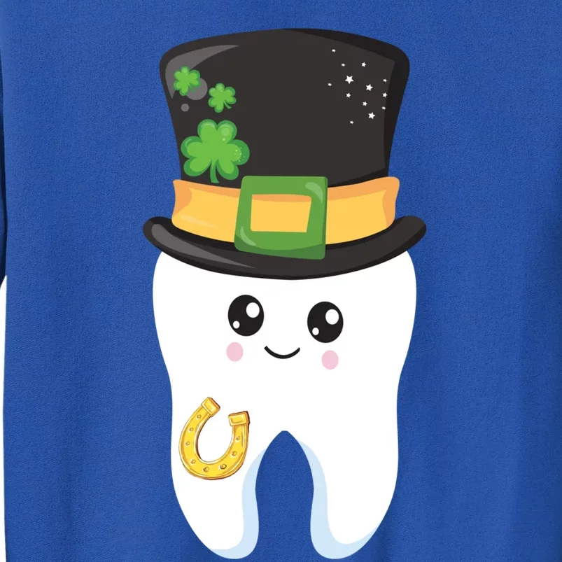 Dental Hygienist St Patricks Day Funny Gift Dentist Kawaii Tooth Cool Gift Sweatshirt