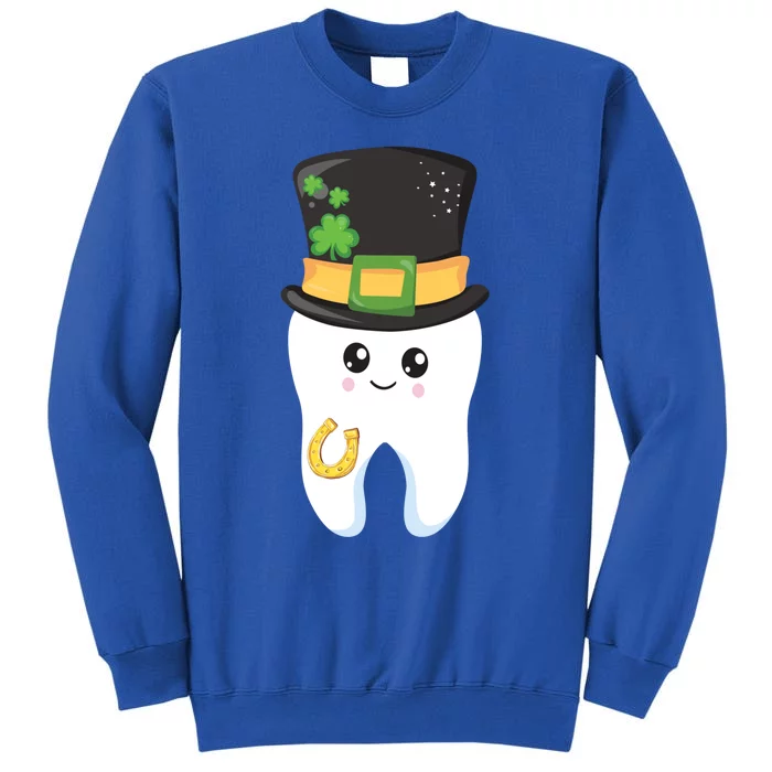 Dental Hygienist St Patricks Day Funny Gift Dentist Kawaii Tooth Cool Gift Sweatshirt