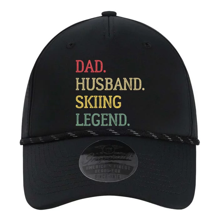 Dad Husband Skiing Legend Vintage Skiing Dad Gift Performance The Dyno Cap