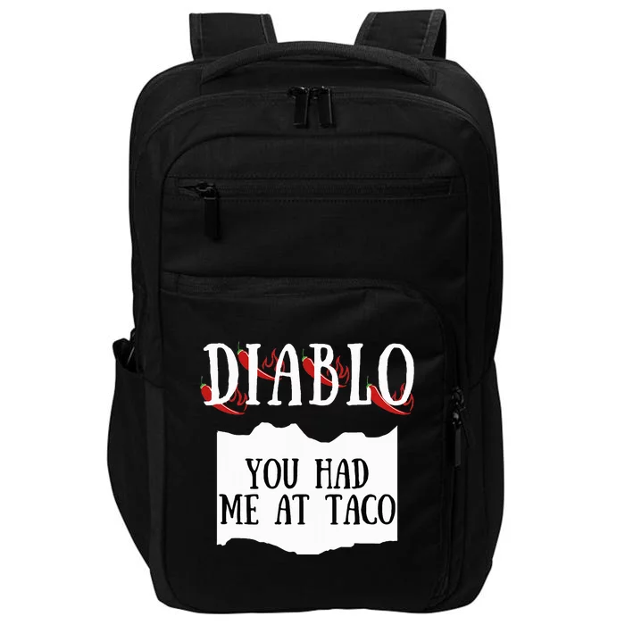 Diablo Hot Sauce Packet Group Costume Impact Tech Backpack