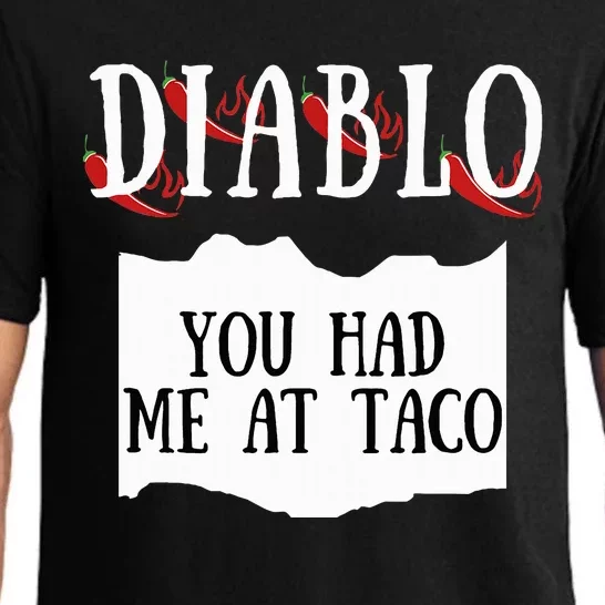 Diablo Hot Sauce Packet Group Costume Pajama Set