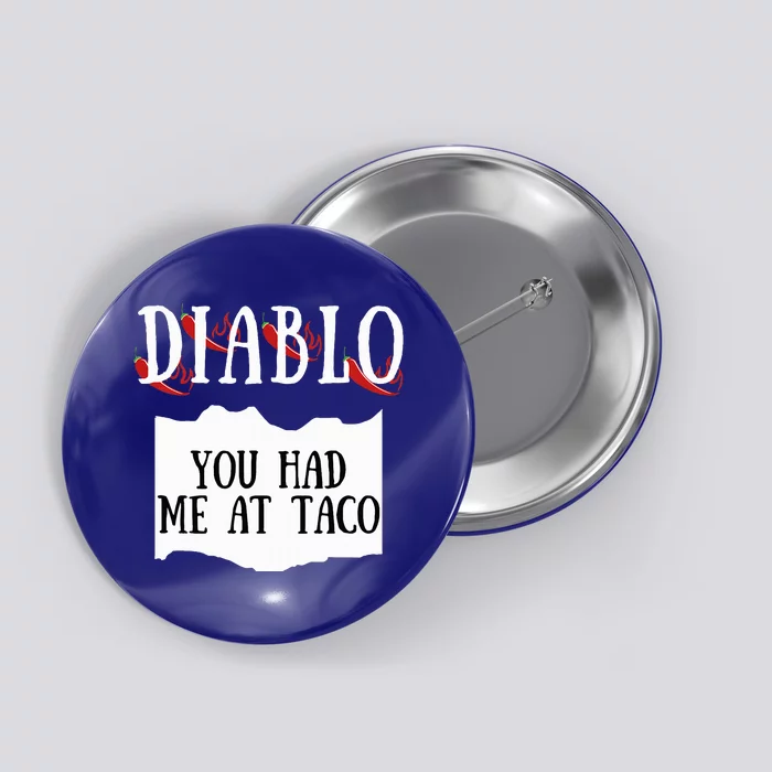 Diablo Hot Sauce Packet Group Costume Button