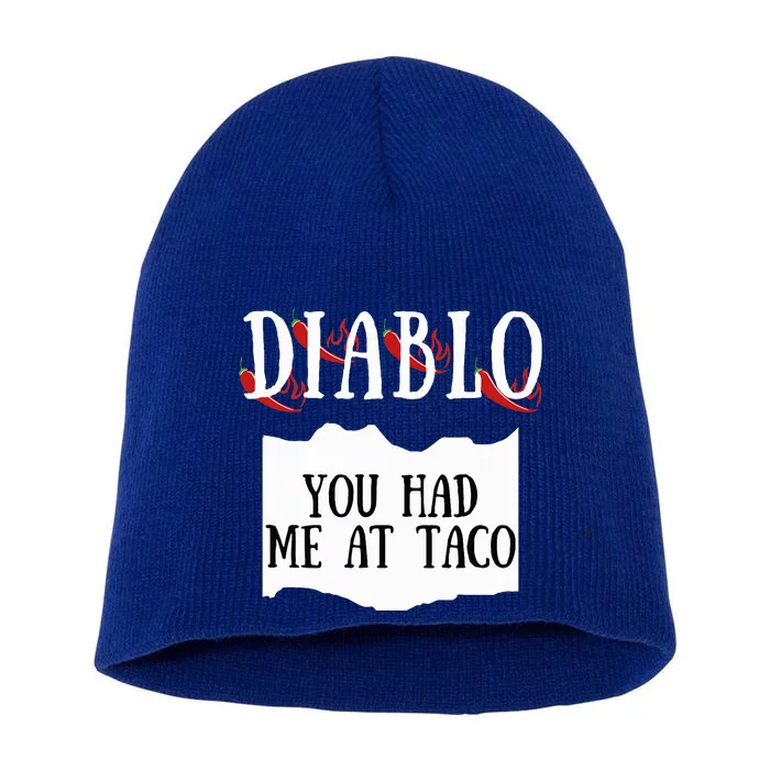 Diablo Hot Sauce Packet Group Costume Short Acrylic Beanie