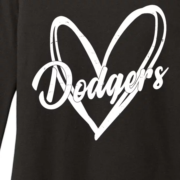 Dodgers Heart Sport Lover Fan Womens CVC Long Sleeve Shirt