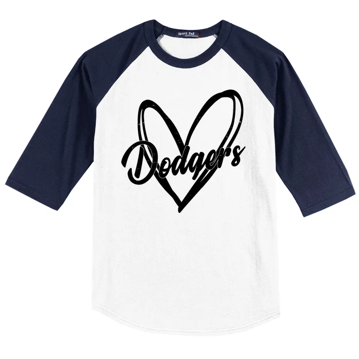 Dodgers Heart Sport Lover Fan Baseball Sleeve Shirt