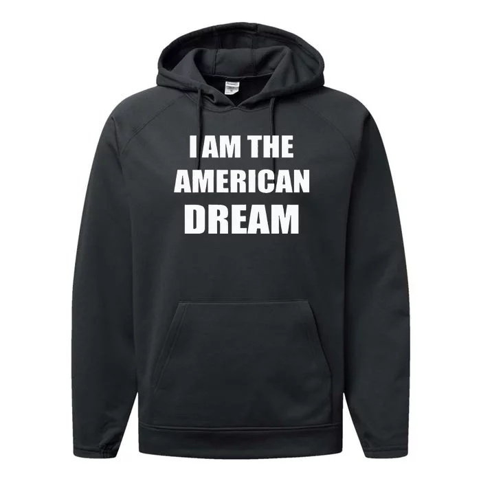 Dump Him & Say I Am The American Dream Be Like Britney Funny Performance Fleece Hoodie