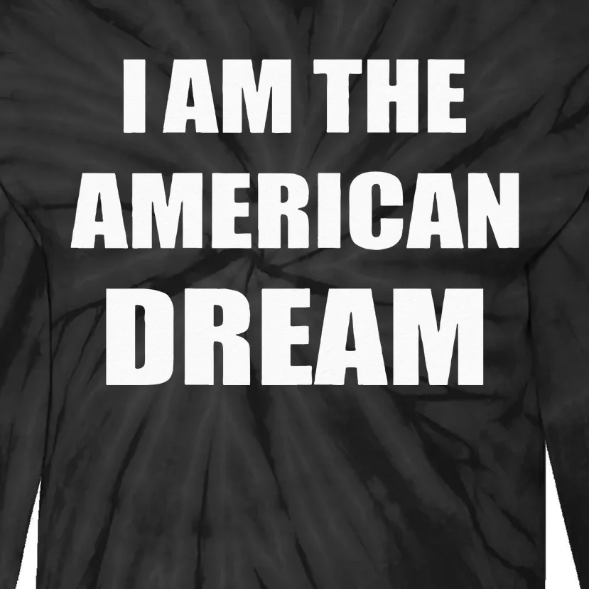 Dump Him & Say I Am The American Dream Be Like Britney Funny Tie-Dye Long Sleeve Shirt