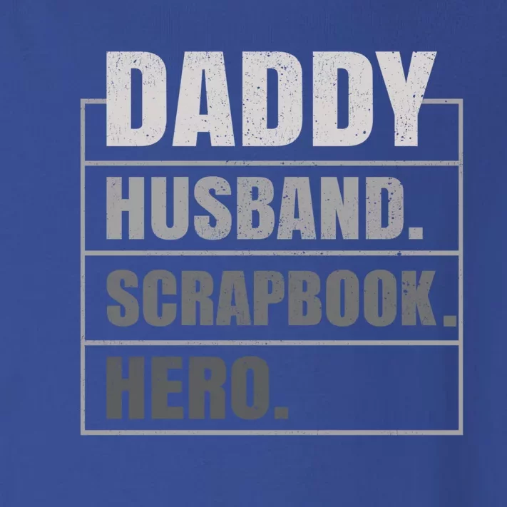 Daddy Husband Scrapbook Hero Funny Scrapbook Father's Day Gift Toddler Long Sleeve Shirt