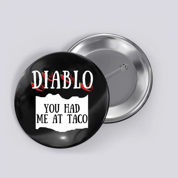 Diablo Hot Sauce Packet Group Costume Button