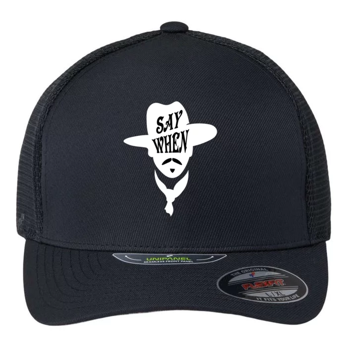 Doc Holliday Say When Flexfit Unipanel Trucker Cap