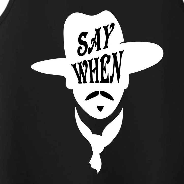 Doc Holliday Say When Performance Tank