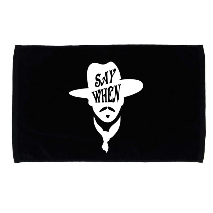 Doc Holliday Say When Microfiber Hand Towel