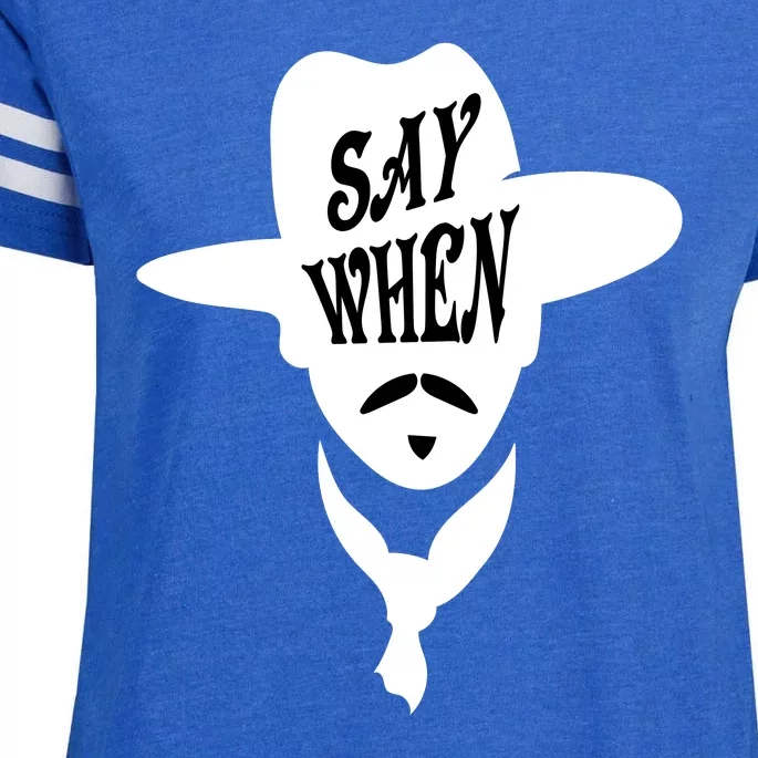 Doc Holliday Say When Enza Ladies Jersey Football T-Shirt