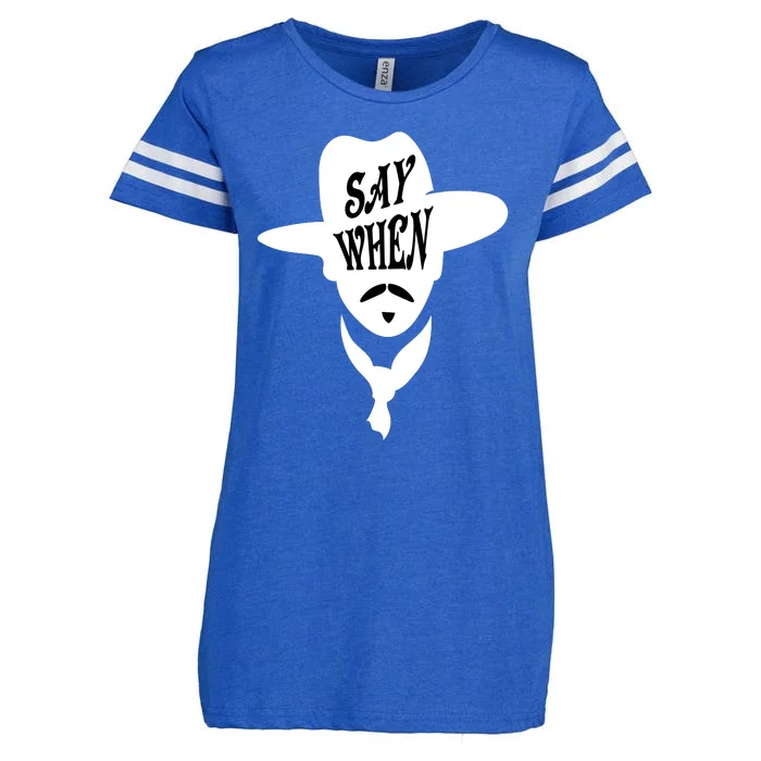 Doc Holliday Say When Enza Ladies Jersey Football T-Shirt