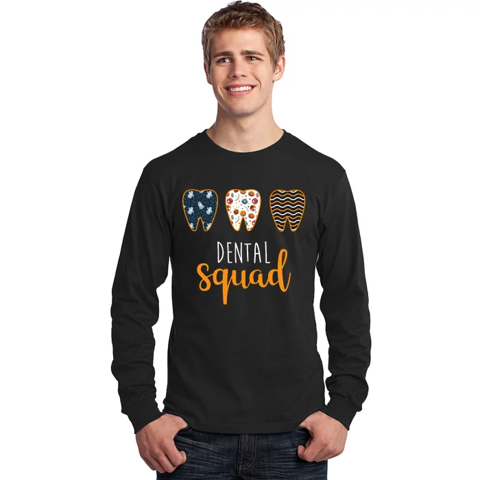 Dental Halloween Squad Long Sleeve Shirt