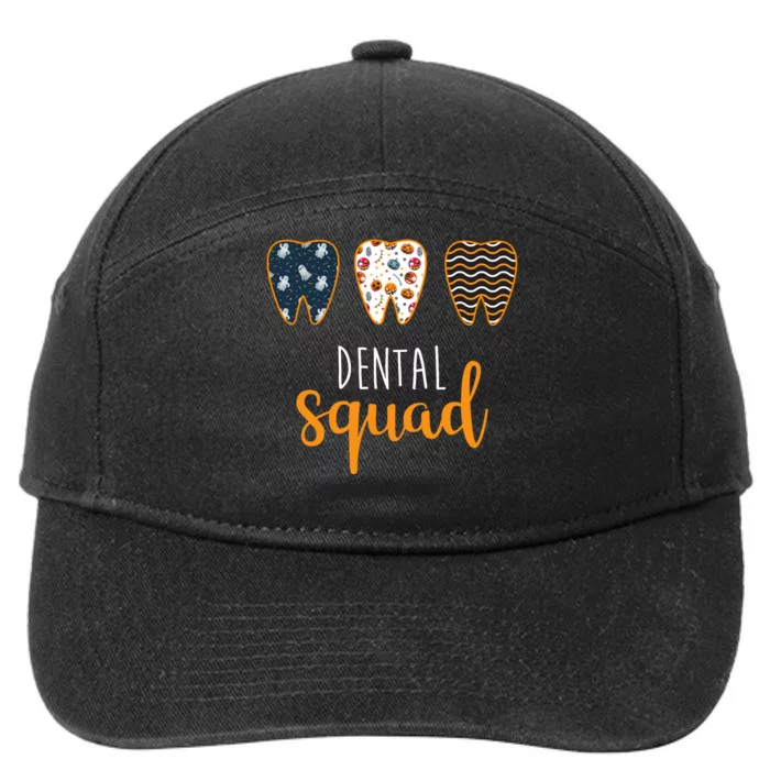 Dental Halloween Squad 7-Panel Snapback Hat