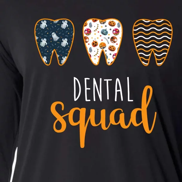 Dental Halloween Squad Cooling Performance Long Sleeve Crew