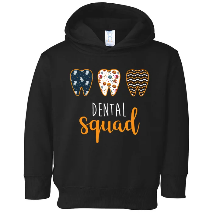 Dental Halloween Squad Toddler Hoodie