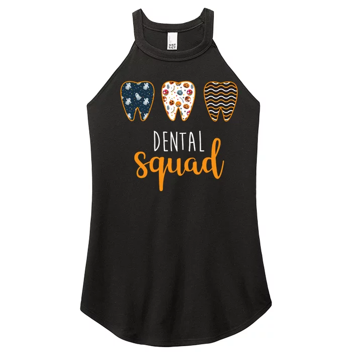 Dental Halloween Squad Women’s Perfect Tri Rocker Tank